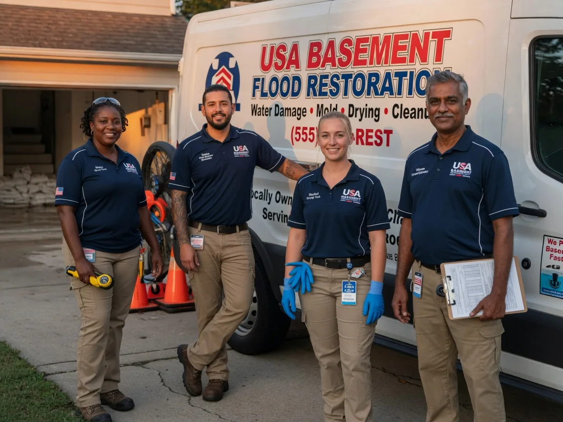 Basement Flood Cleanup company in Cook Springs, AL